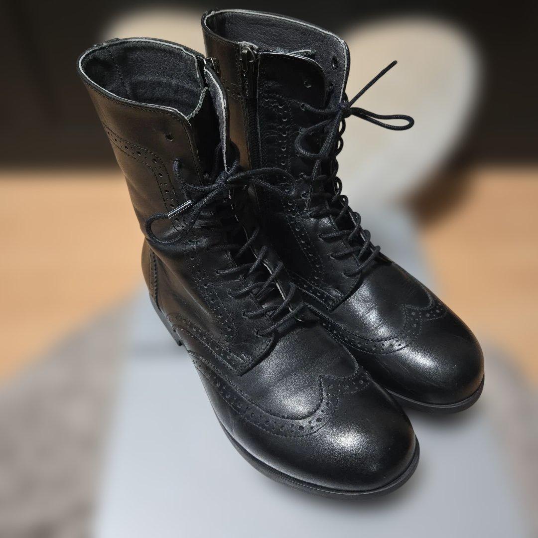 BIRKENSTOCK レースアップ サイドジップ ブーツ