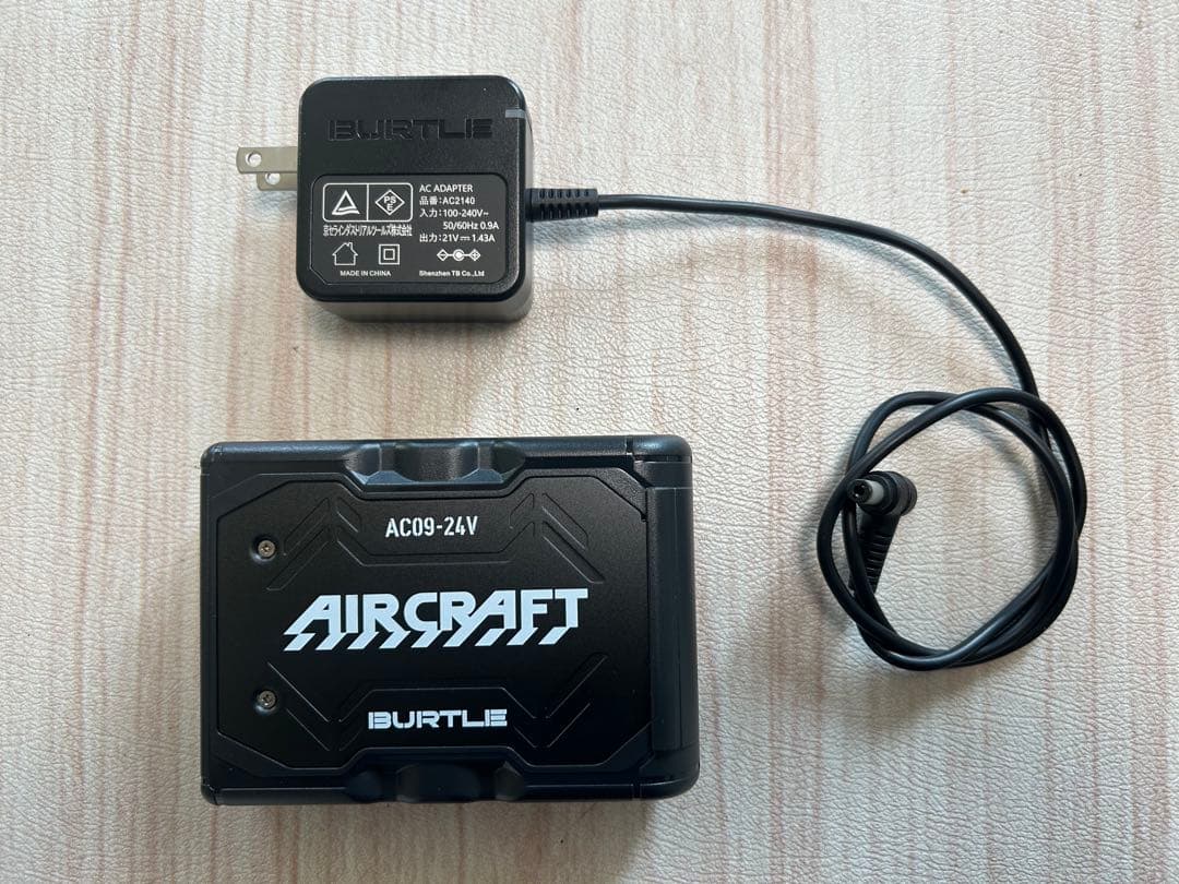 カ*。様 BURTLE 空調服用バッテリー AC09-24V