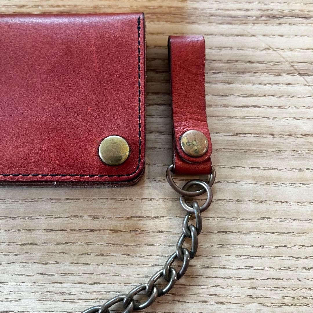 レッドウィング 本革ウォレットチェーン長財布 箱付 - メルカリ