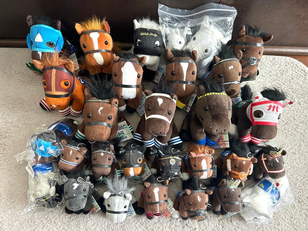 JRA 中央競馬　アイドルホースぬいぐるみ　29個セット