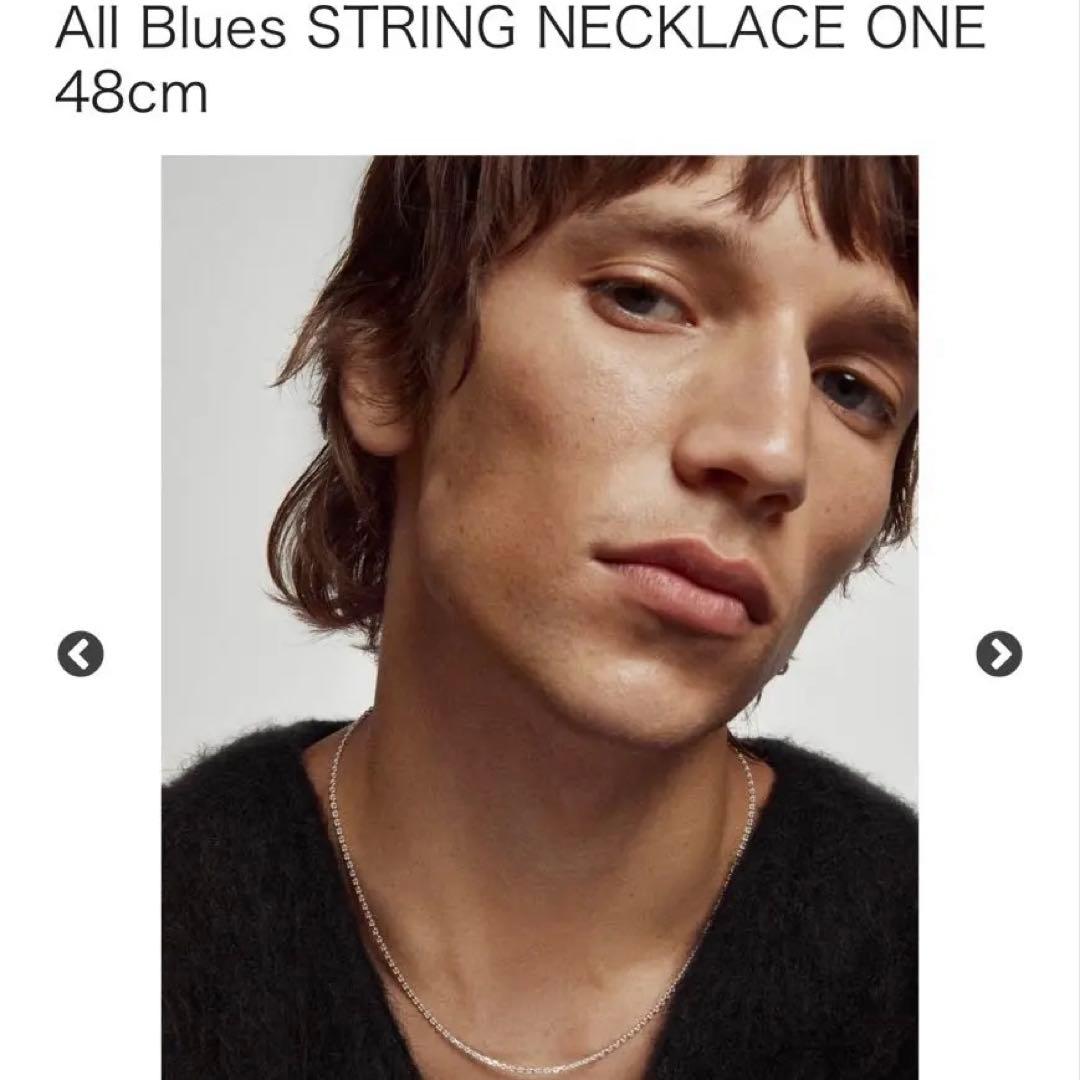 アクセサリー All Blues STRING NECKLACE ONE 48cm
