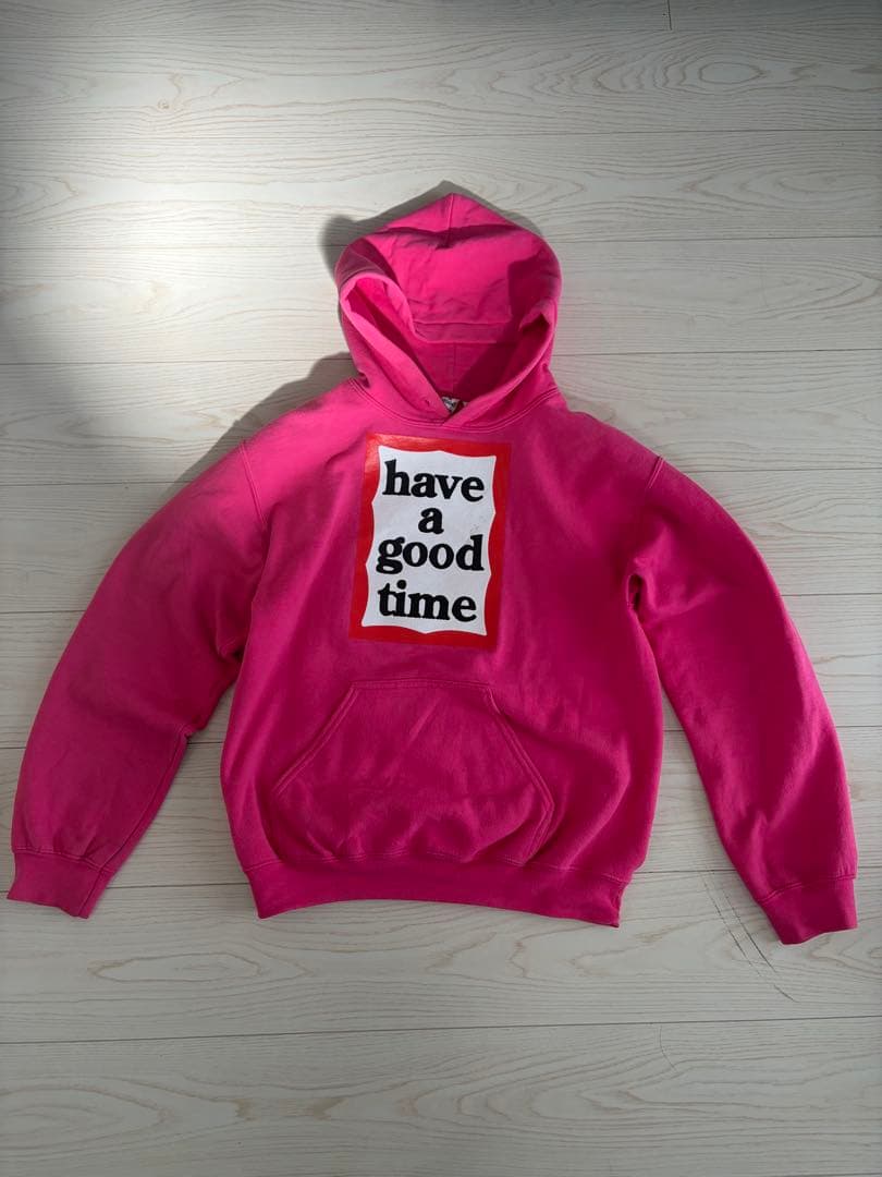 チ*リ様 【希少カラー】have a good time パーカー ピンク