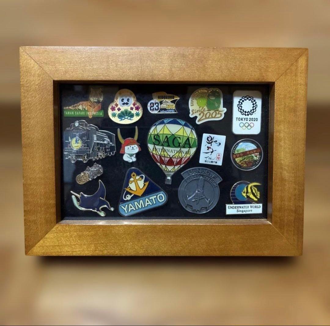 ピンバッチ専用額入り ピンバッチ セット - メルカリ