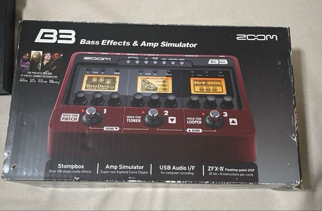 Zoom B3 ベースエフェクター