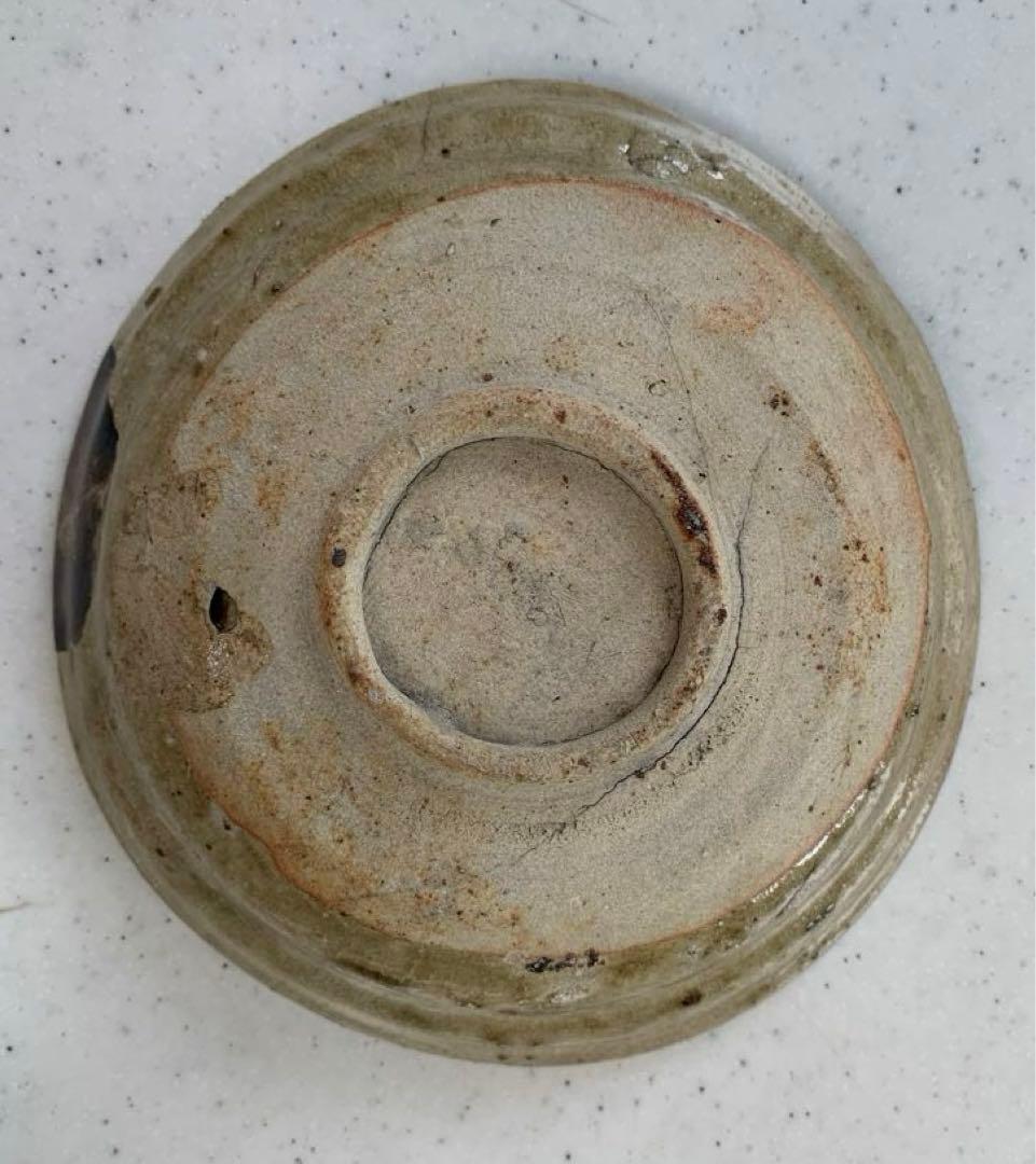 希少 古瀬戸 灰釉 沈線文皿 本銀直し 発掘伝世品 五寸皿 鉢 - メルカリ
