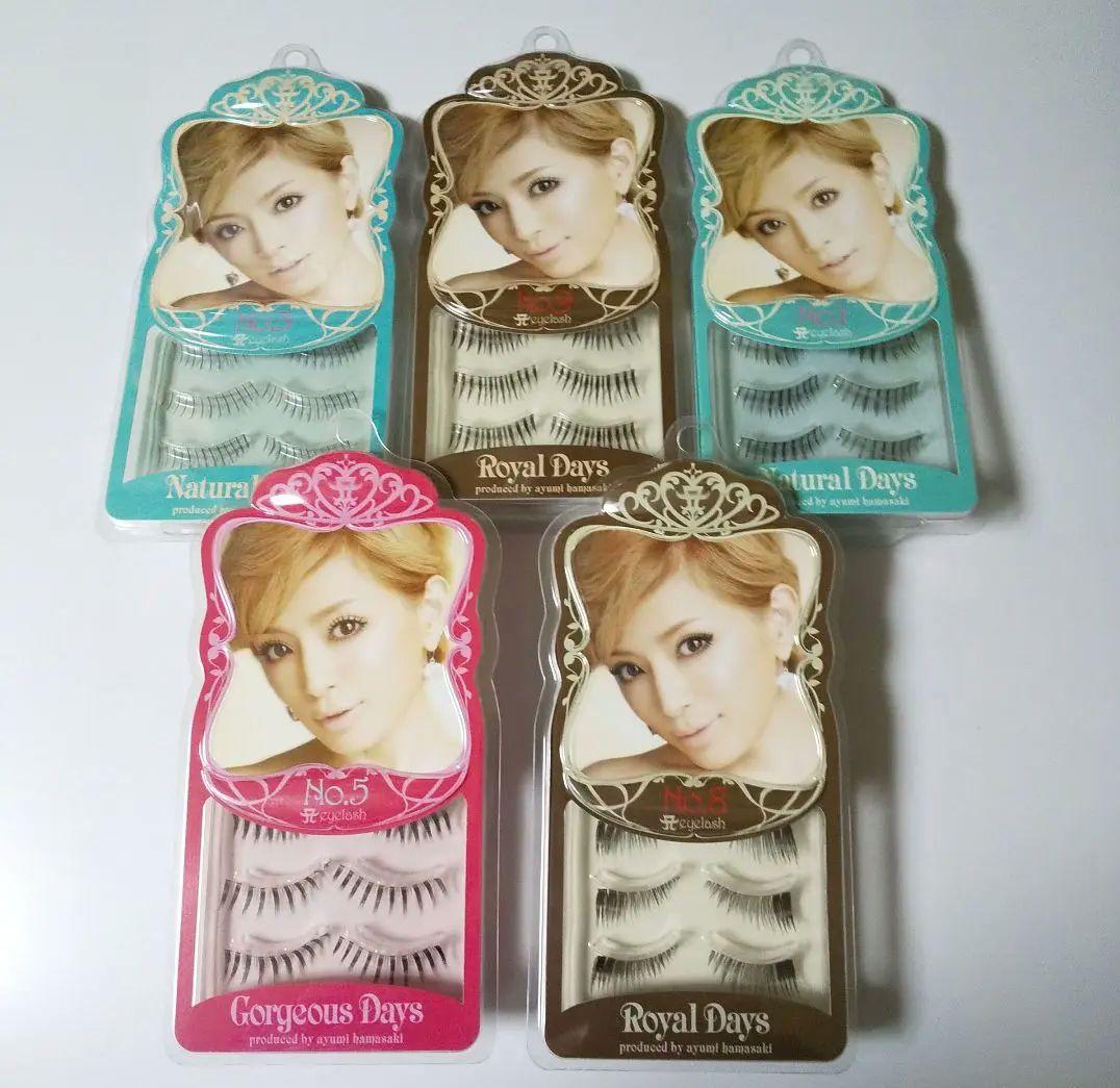 レア★浜崎あゆみプロデュースのアイラッシュ5種/5個セット★総額7,400円 □レア☆浜崎あゆみプロデュースのアイラッシュ5種/5個セット☆総額