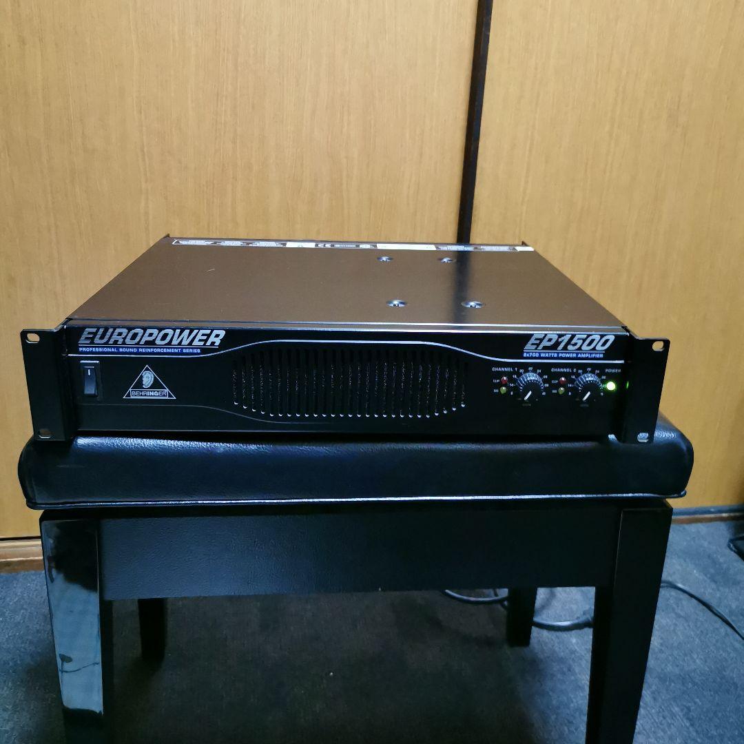 ベリンガー　EUROPOWER EP1500 パワーアンプ Yahoo!オークション -「ep1500」(パワーアンプ) (レコーディング、PA