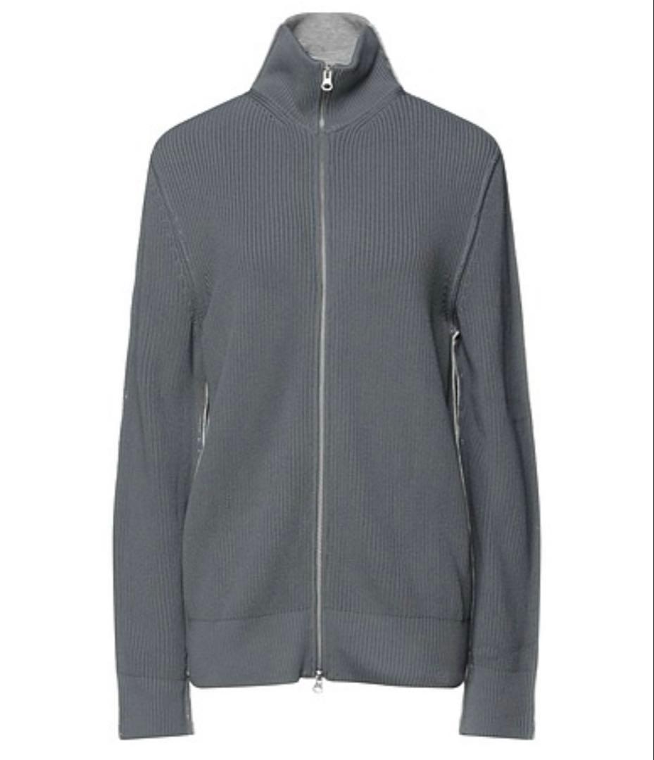 MM6 マルジェラ　ドライバーズ　ニット　グレー　異素材切替　メゾン