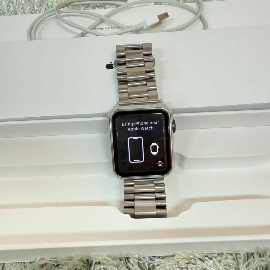 Apple Watch Series 3 本体 ブラック 付属品あり - メルカリ