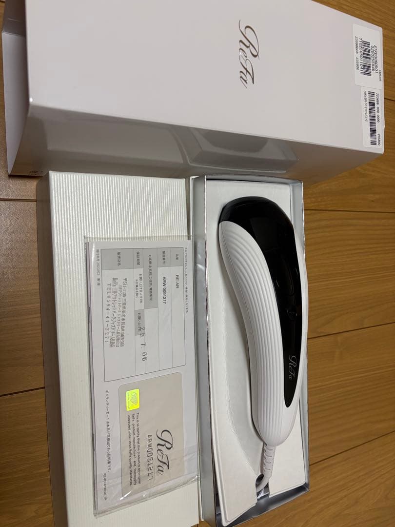 【1回のみ使用】ReFa リファ ビューテック エピ 脱毛器 アタッチメント完備