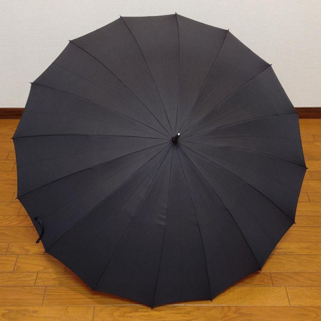 前原光榮商店　紳士　雨傘　トラッド-16-ロング-カーボン