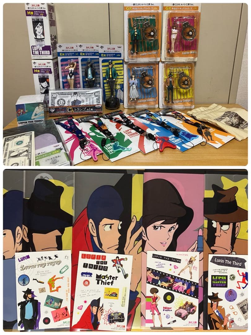 年代物】ルパン三世 ダイブフィギュア 一番くじセット【画像1＆2枚目】