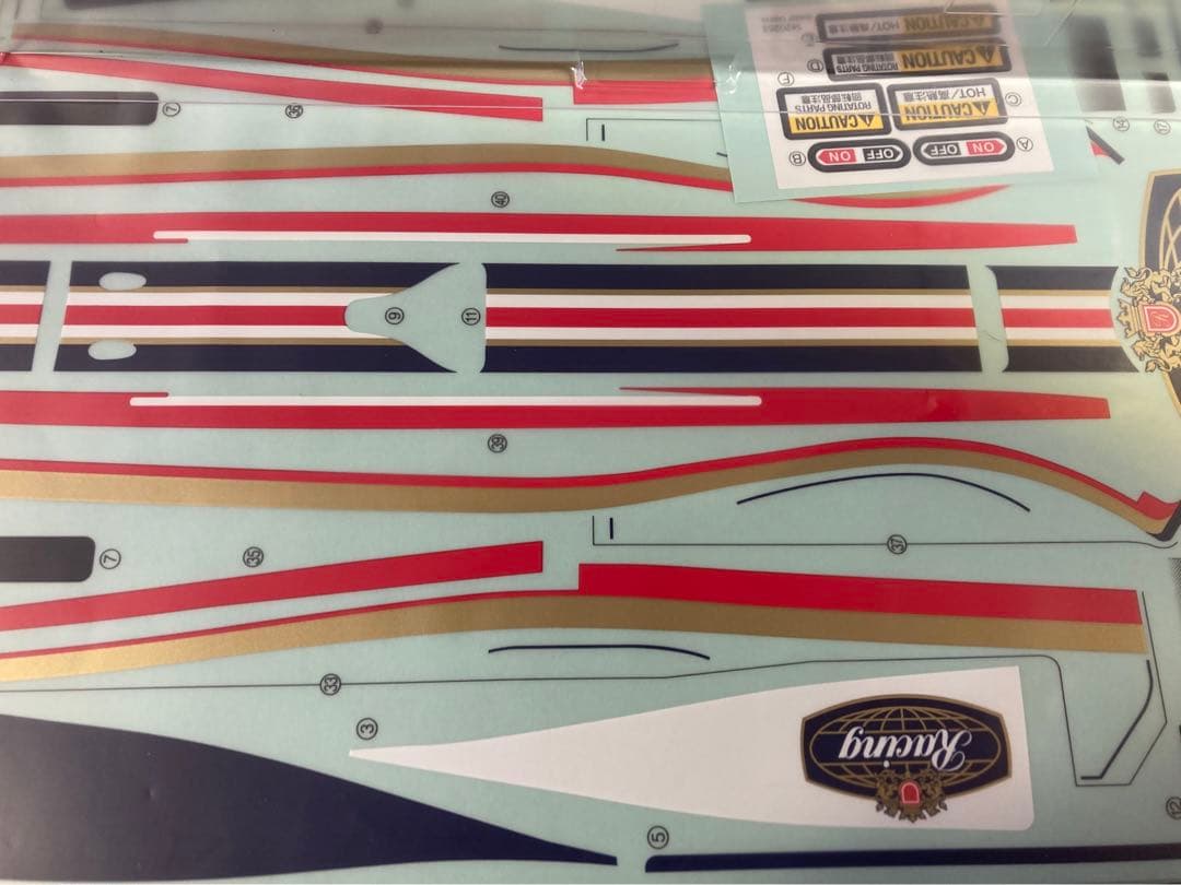 タミヤCカー ポルシェ956 ボディー、ウイング、ステッカー、ホイールセット