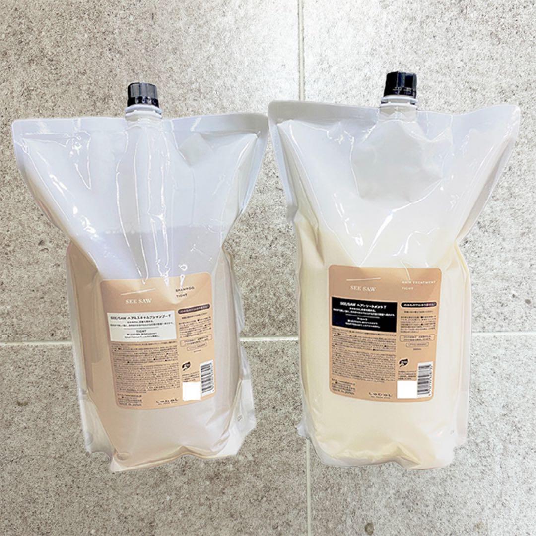 ルベル シーソー シャンプー トリートメント タイト セット 2500ml