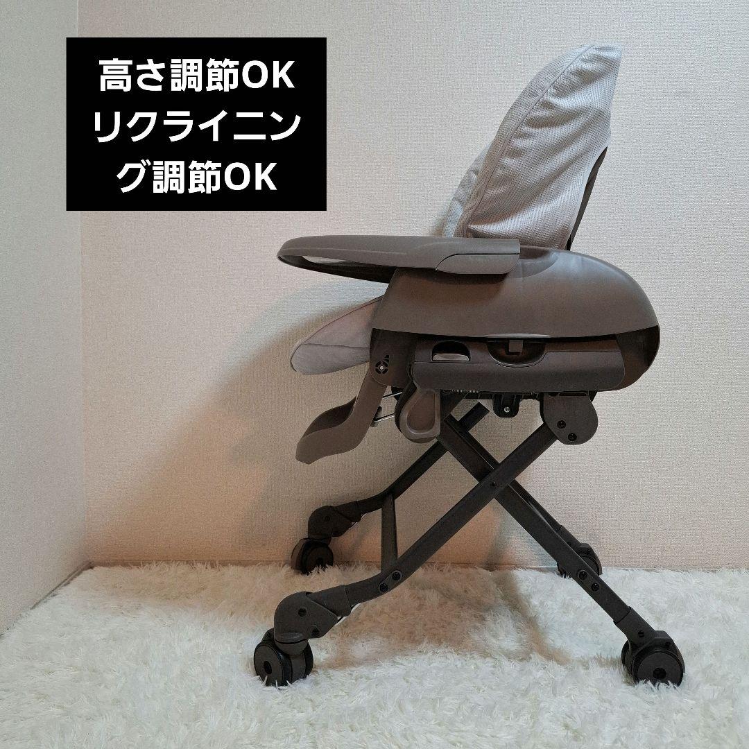 極美品】コンビ ネムリラ 4キャス 手動 ハイローチェア極美品コンビ