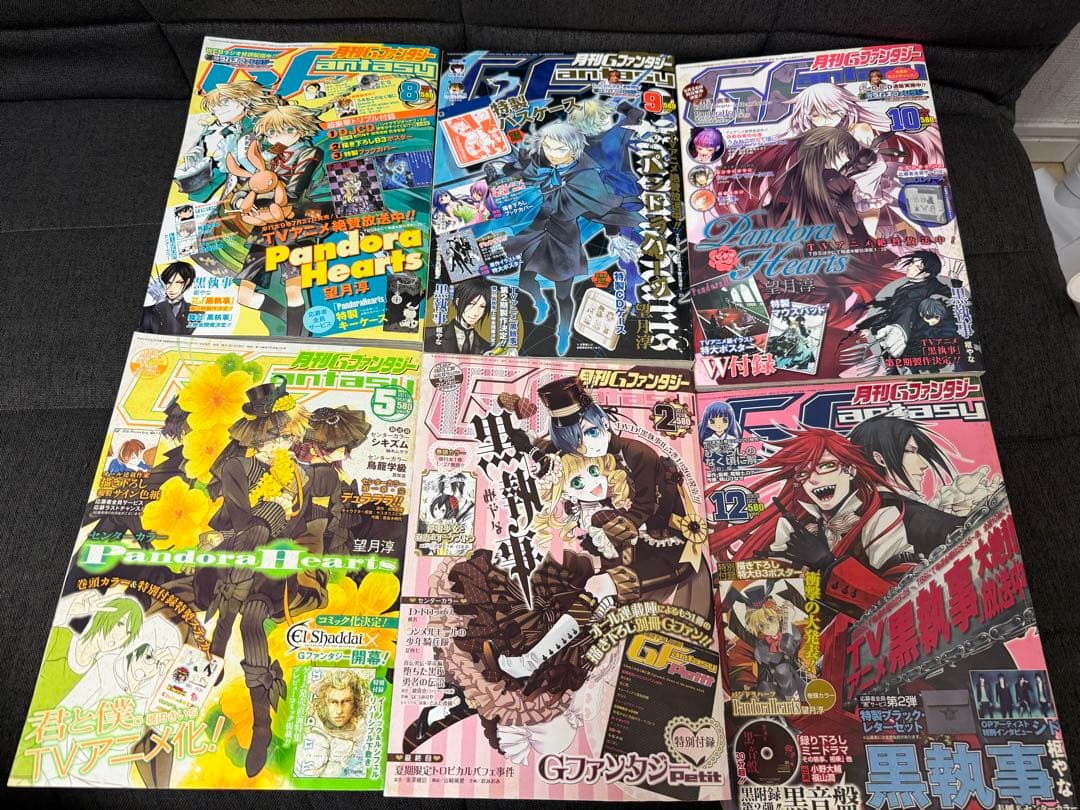 Gファンタジー　付録　2009〜2011 パンドラハーツ　特典 ブックカバー