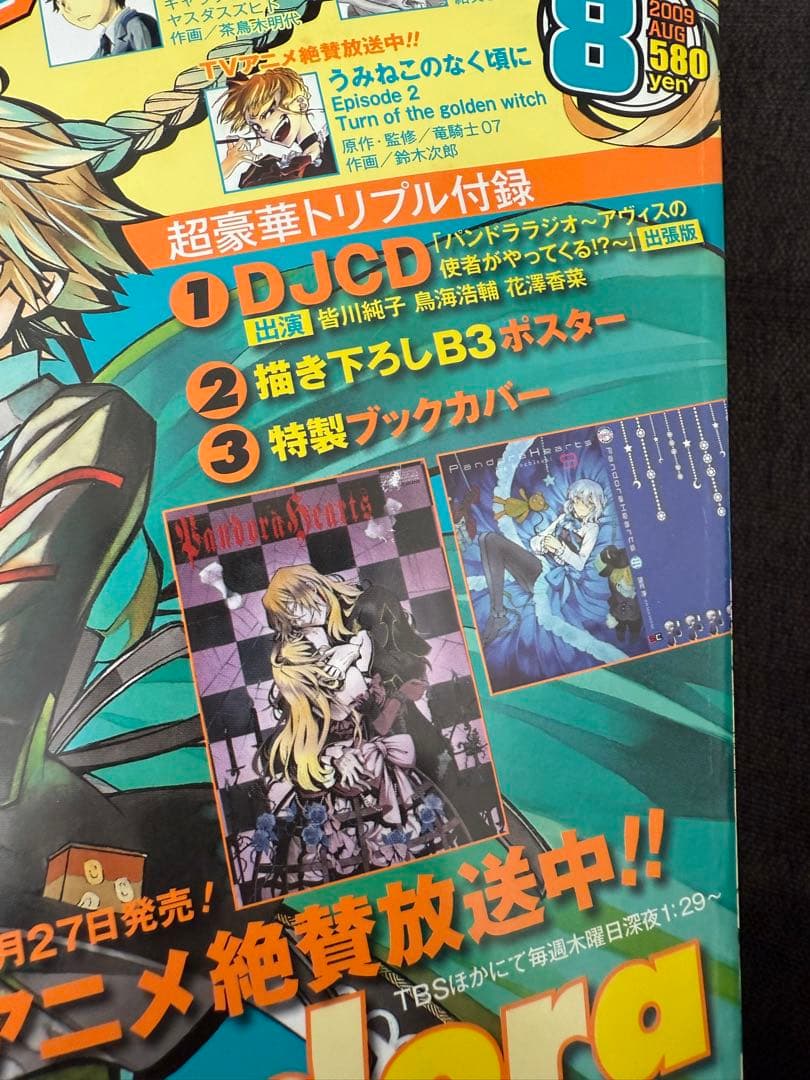 Gファンタジー 付録 2009〜2011 パンドラハーツ 特典 ブックカバー