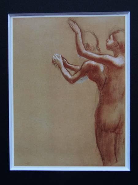 エドガー・ドガ、ETUDE DE NU、海外版超希少レゾネ、新品額付