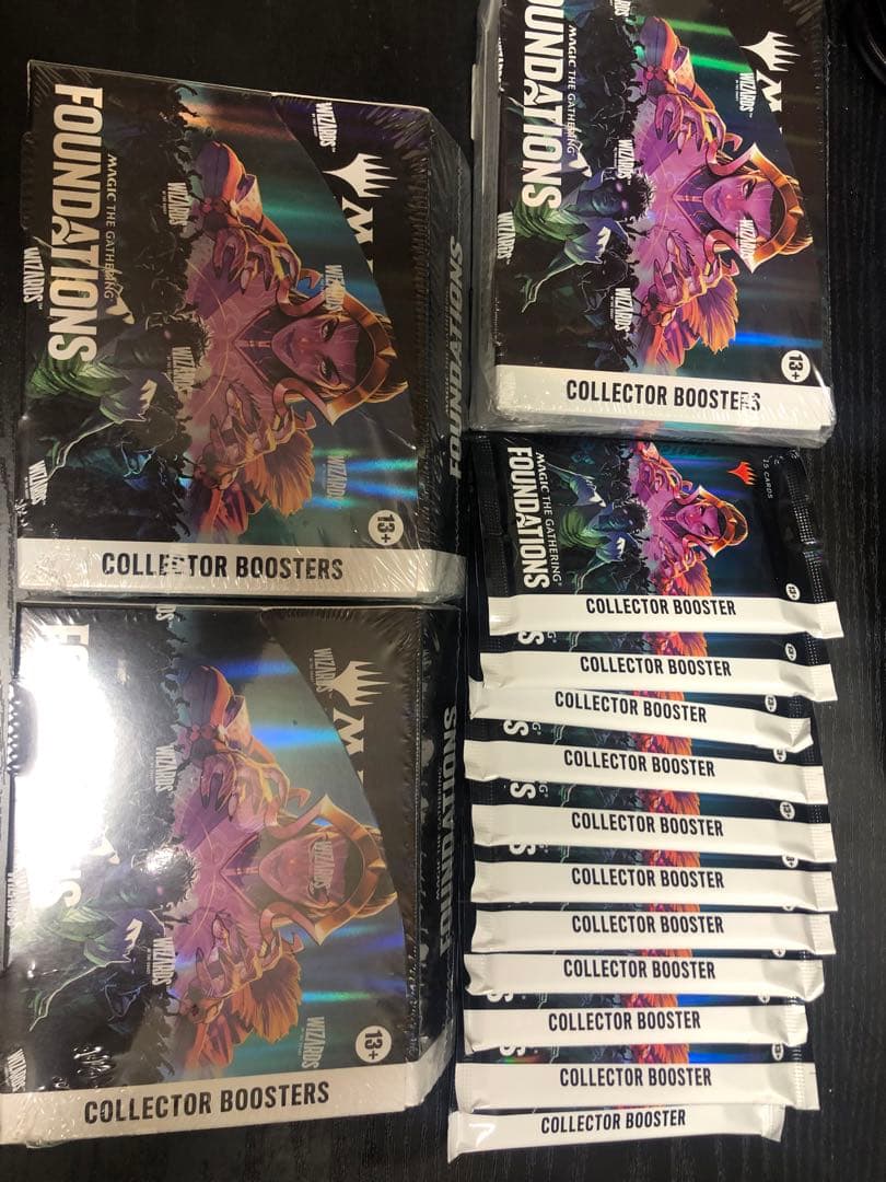 MTG FOUNDATIONS コレクターブースター 英語版3boxと11パック Amazon.co.jp: マジック：ザ・ギャザリング ファウンデーションズ