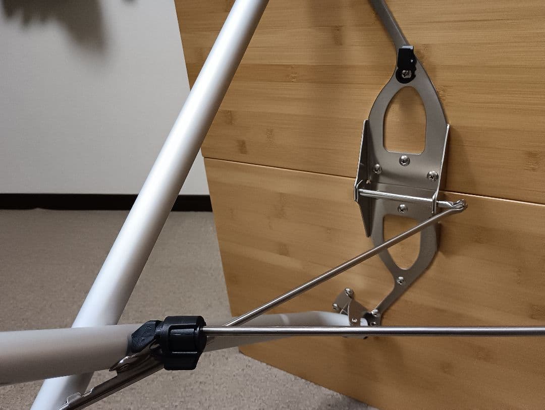 《美品》スノーピーク　ワンアクションテーブルロング竹〈LV-015TR〉