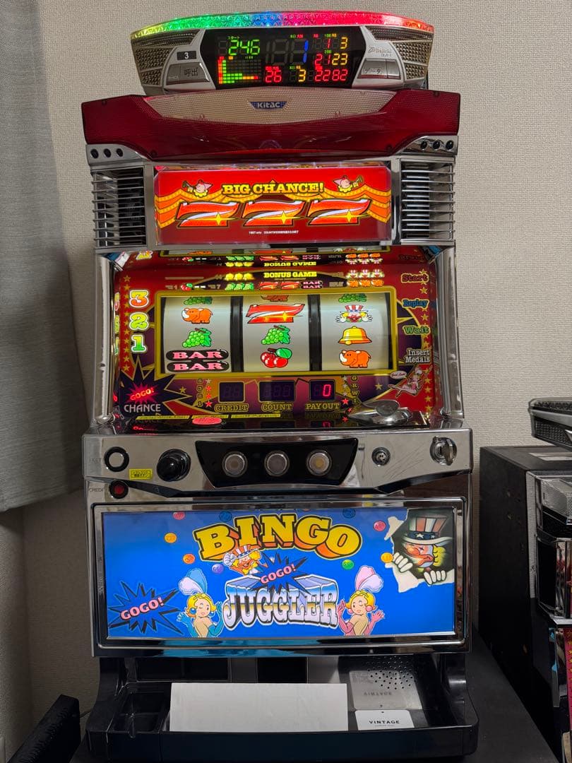 裏物 ジャグラー フラッシュビンゴ実機 - メルカリ