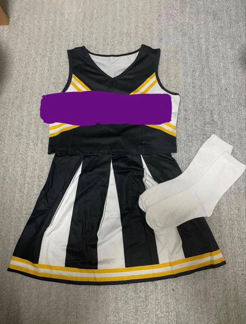 w*様 高校 チア　ユニフォーム　チアダンス　チアリーディング　ソックス付き