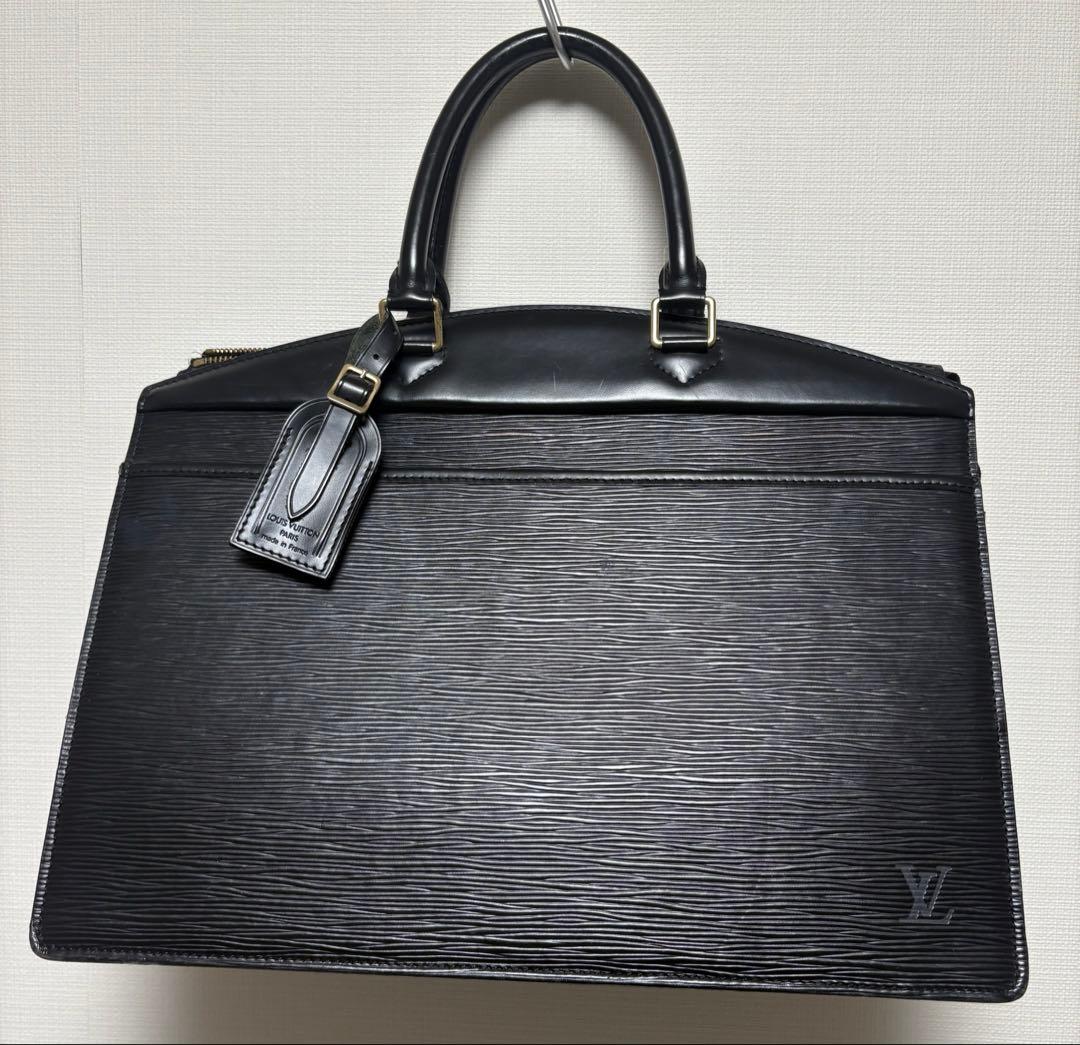 ★美品★LVルイヴィトン　ハンドバッグ　リヴィエラ　ノワール　エピレザー