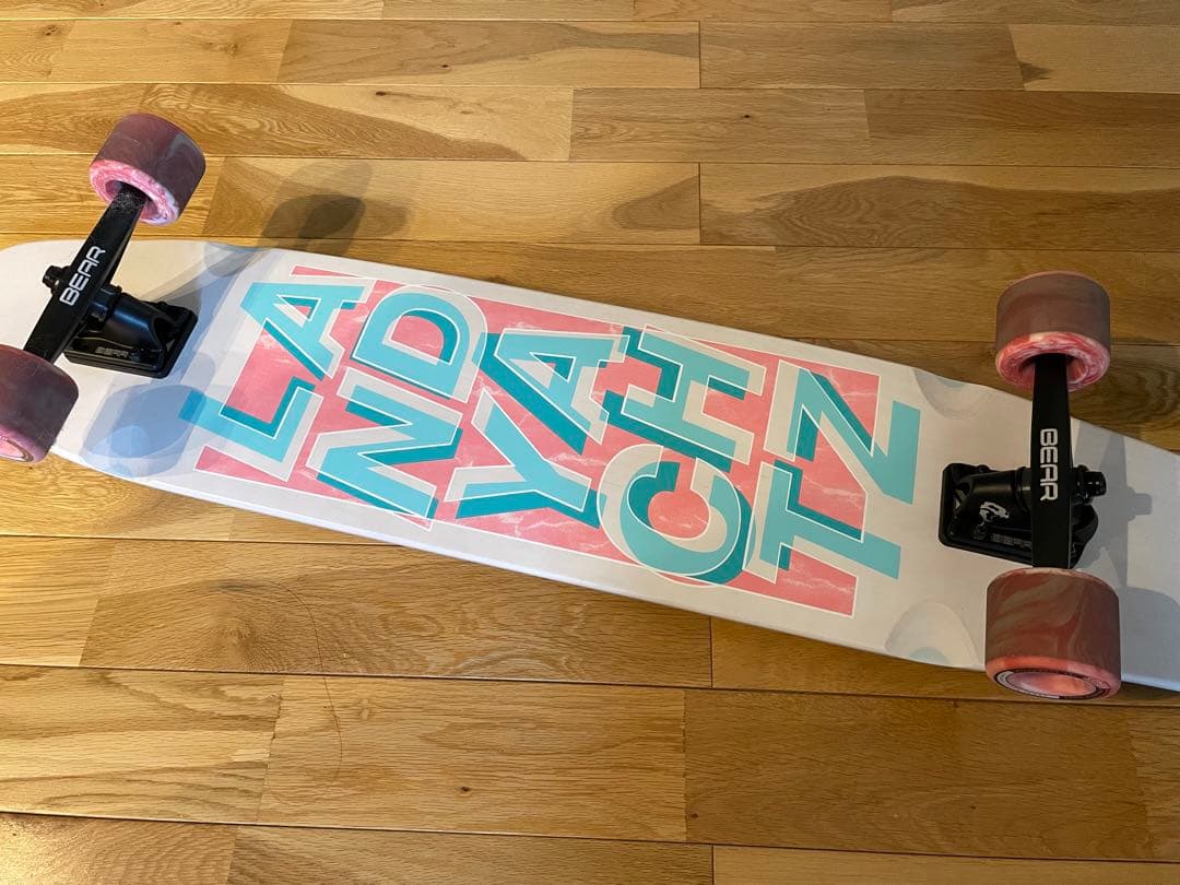 スケボー　ロンスケ　コンプリート　デッキ　LANDYACHTZ ランドヤッツ landyachtz(ランドヤッツ) STRATUS 46 WATERCOLOR ダンサーデッキ