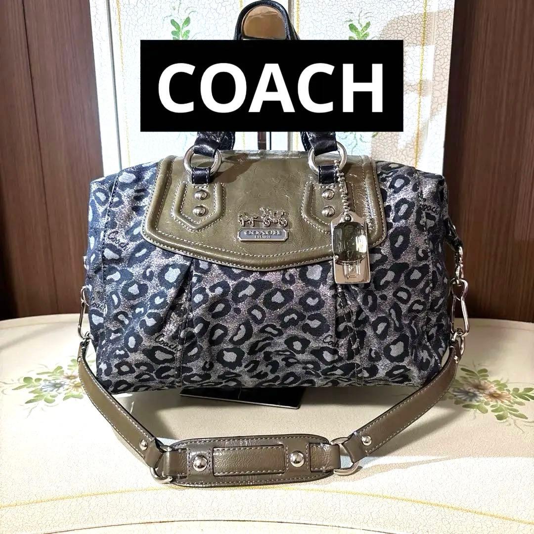 COACH 3WAY ハンドバッグ ショルダーバッグ レオパード柄 楽天市場】【バッグ】COACH コーチ ハンドバッグ 2WAY ショルダー