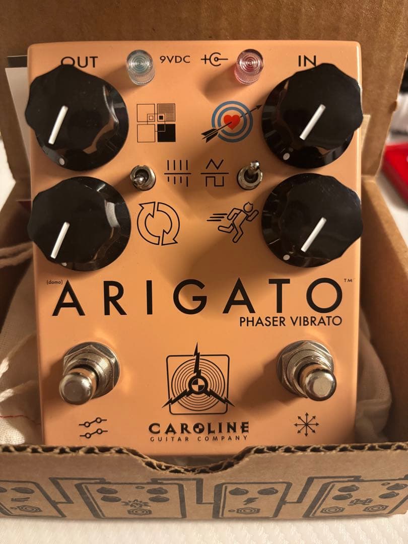 CAROLINE ARIGATO Phaser Vibrato フェイザー　美品