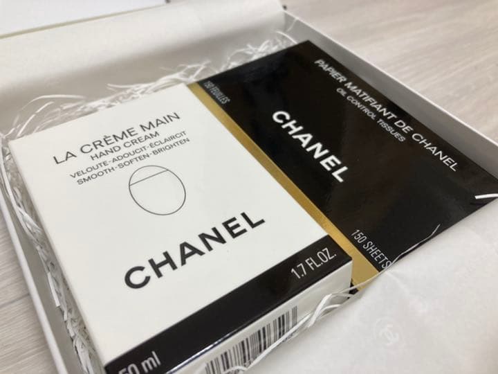 シャネル ラ クレーム マン 50ml オイルコントロールティッシュ