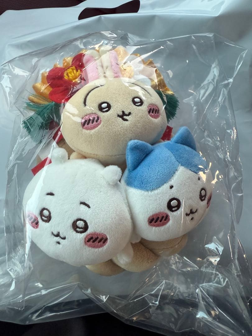 即日発送未開封ちいかわ しめ縄なぬいぐるみ お正月飾り