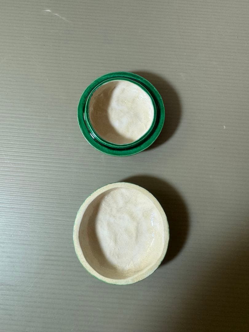 2779 中村翠嵐　交趾　火陥馬　香合　未使用