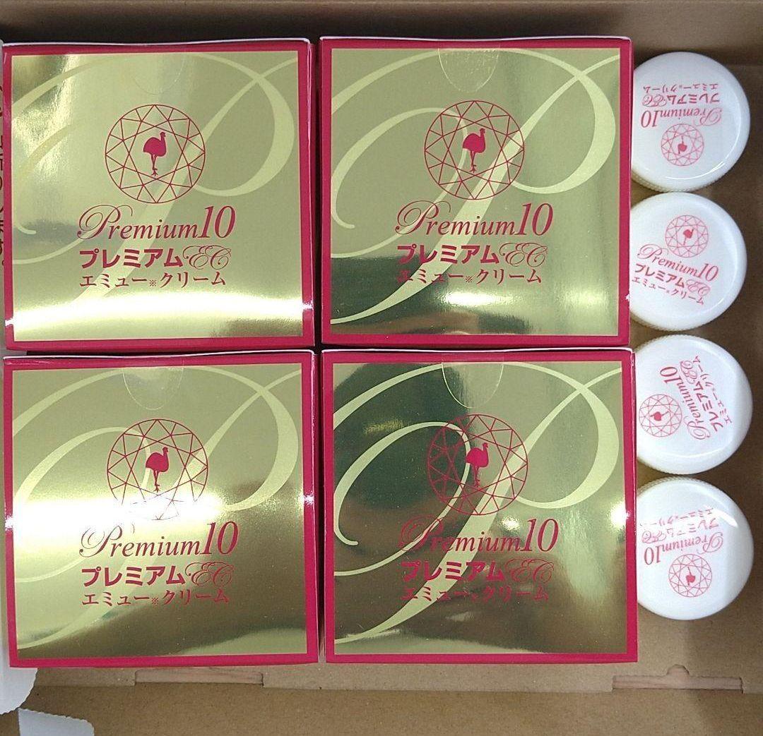プレミアム10エミュークリーム85g×4個、サンプル4個
