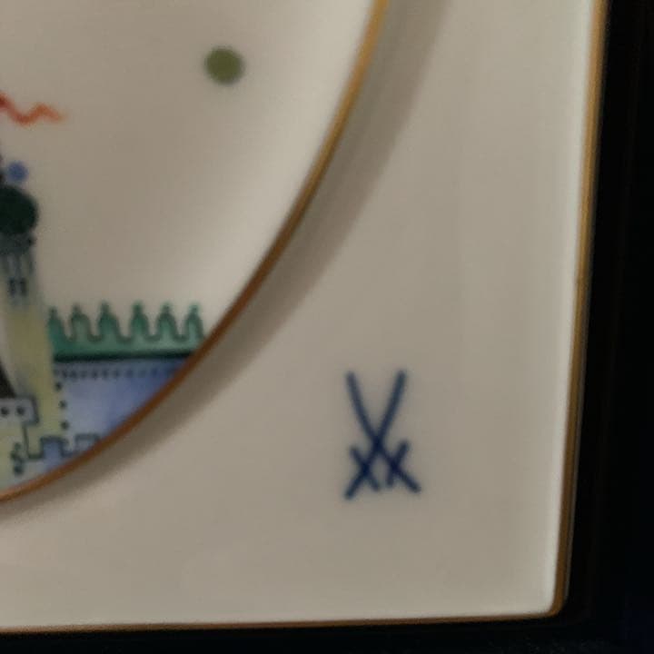 マイセンMEISSEN 額装つき ホラ吹き男爵 - メルカリ