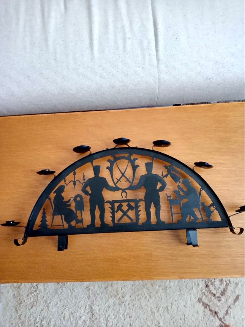 ドイツ　シュビップボーゲン　キャンドルスタンド　アイアンスタンド　大型