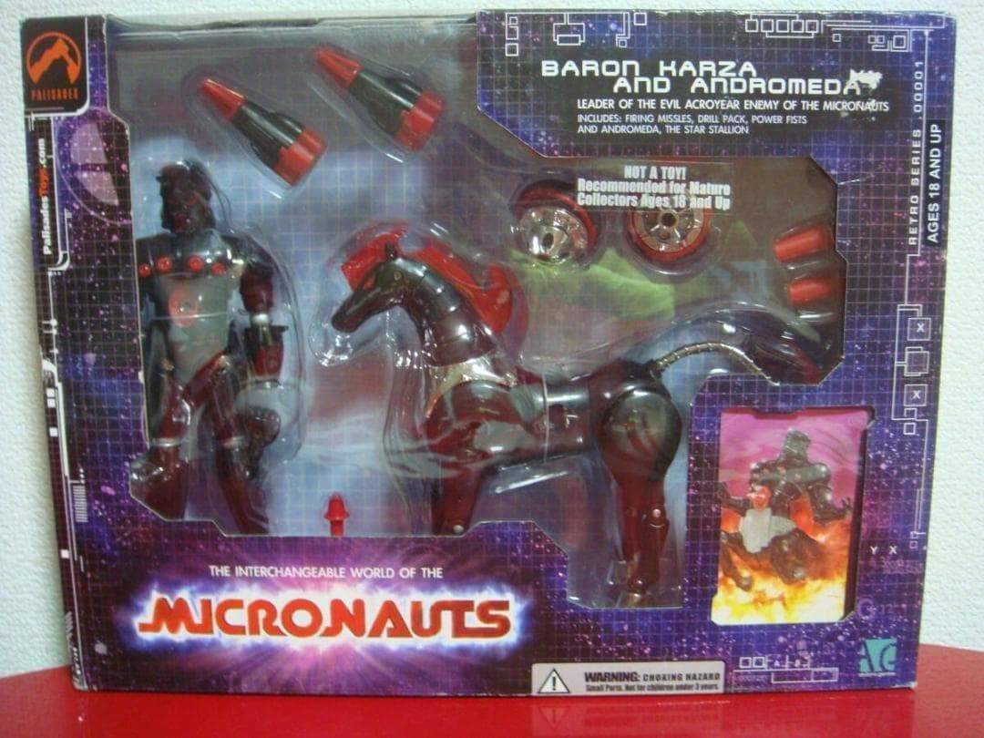 MICRONAUTS　＊鋼鉄ジーグ＆パーンサロイド　黒＊【アメリカ版ミクロマン】