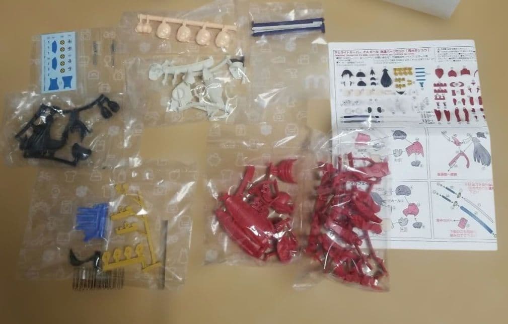 サムライトルーパー FAガール 改造パーツセット 烈火のリョウ +イノ