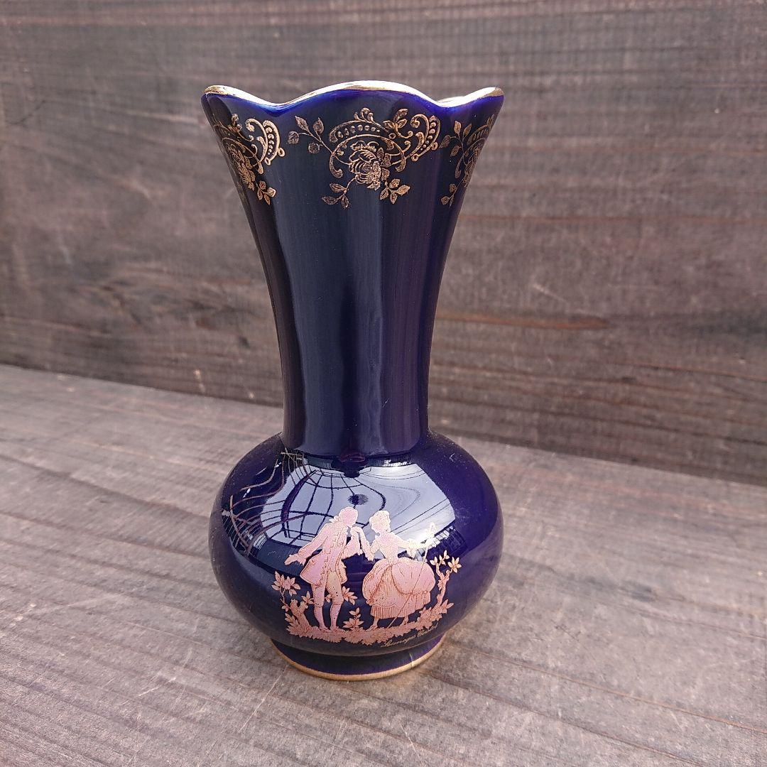 LIMOGES CASTEL 花瓶 フランス製 22K GOLD 陶器 - メルカリ
