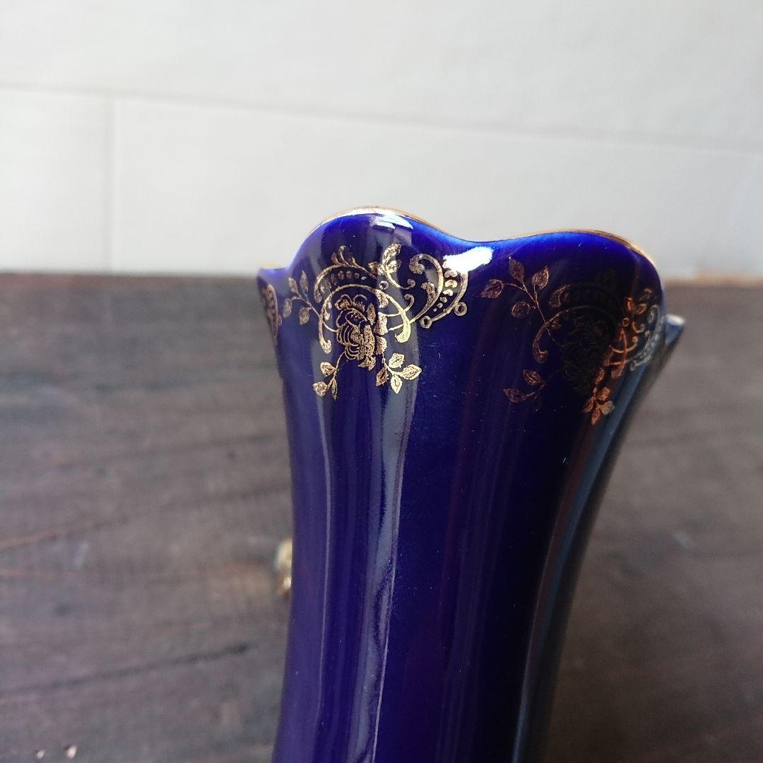 LIMOGES CASTEL 花瓶 フランス製 22K GOLD 陶器 - メルカリ
