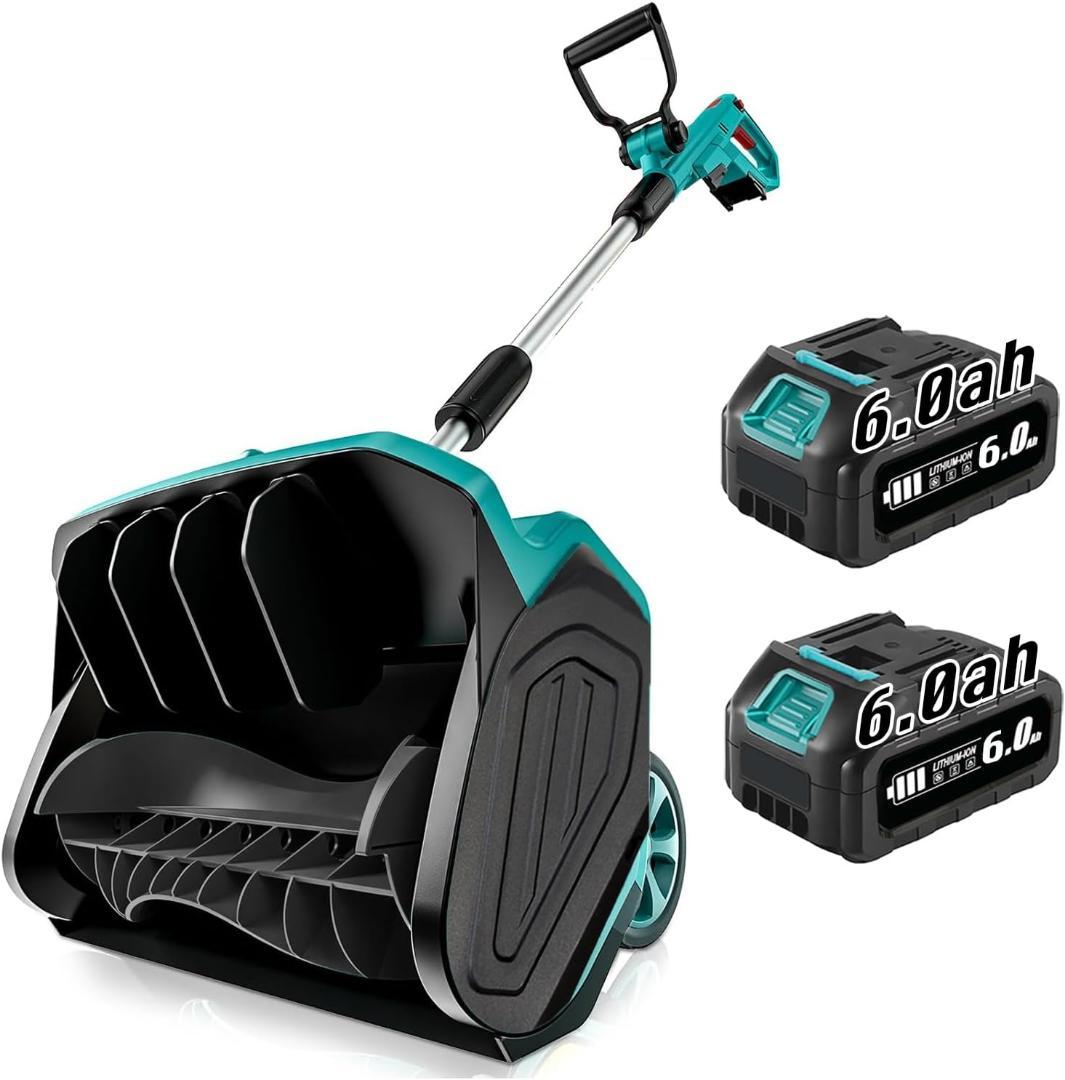 電動除雪機 除雪器具 電動スノーショベル 充電式 コードレス 家庭用 小型軽量