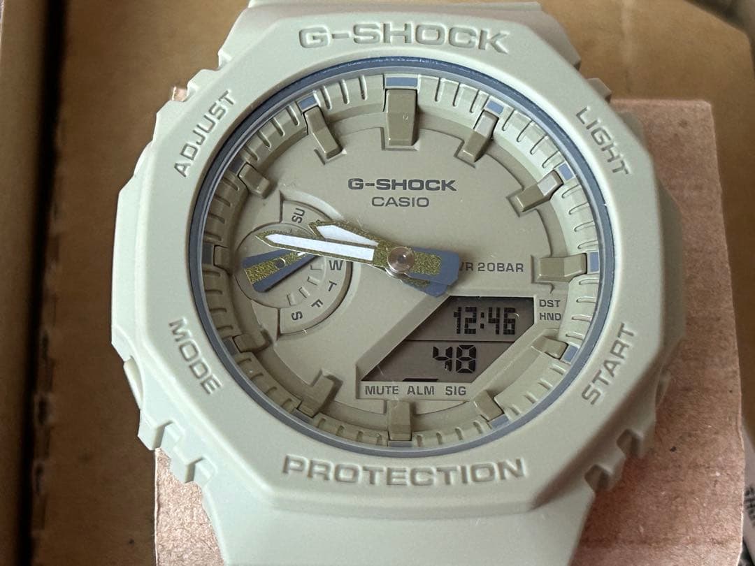 【新品】CASIO G-SHOCK GMAーS2100 オリーブ色　値下げ