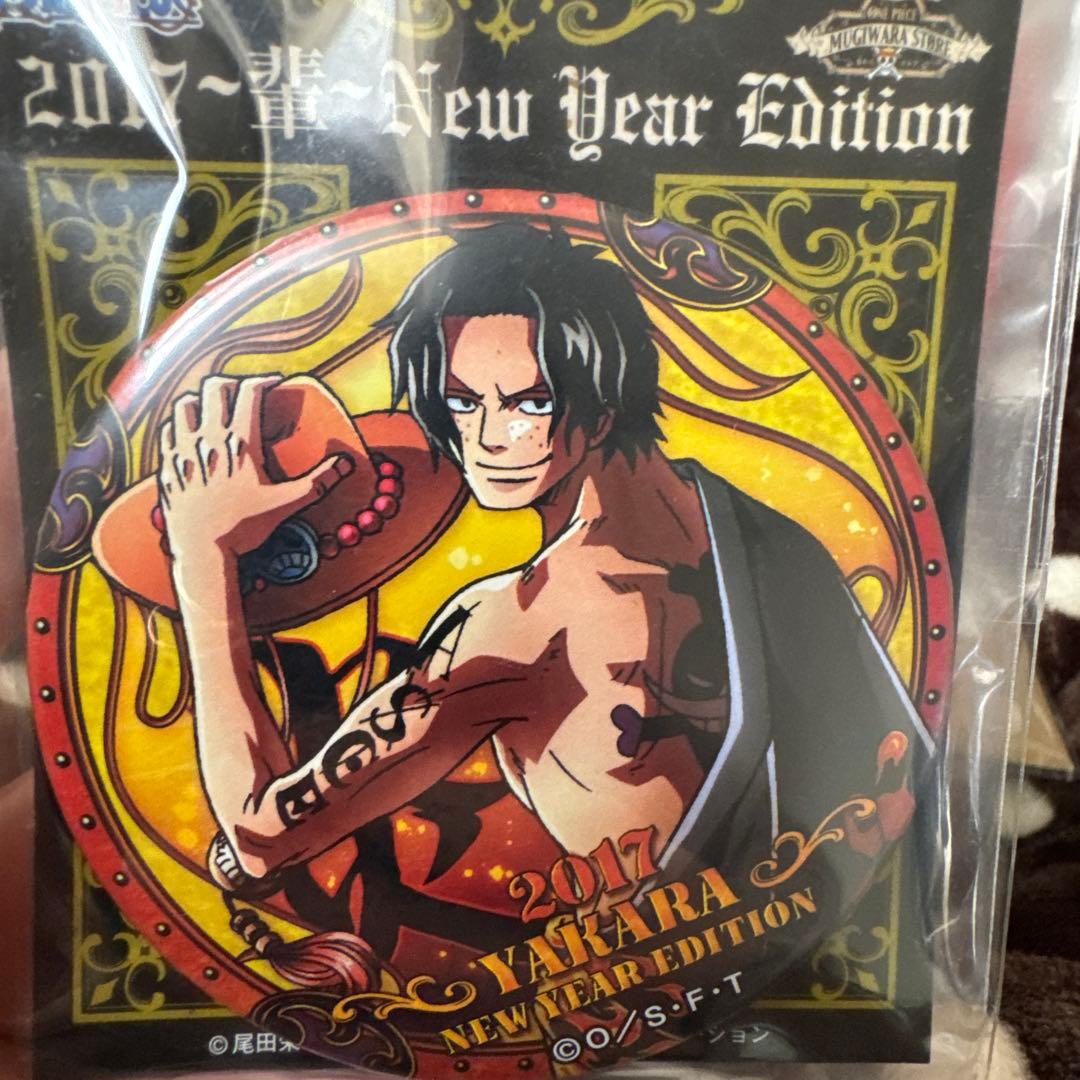 ONE PIECE エース 缶バッジ - メルカリ