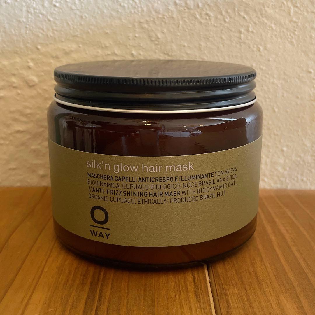 【新品未開封】OWAY シルキングローヘアマスク　トリートメント　500ml