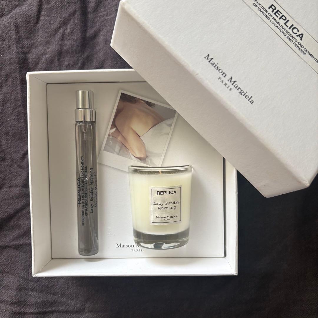 メゾンマルジェラ レイジーサンデーモーニング オードトワレ＆ミニキャンドルセット