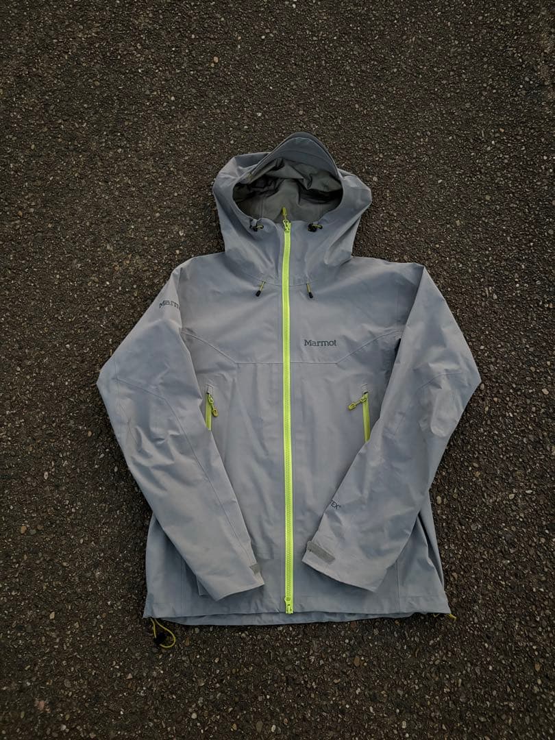 Marmot GORE-TEX マウンテンパーカー　グレー/グリーン　M