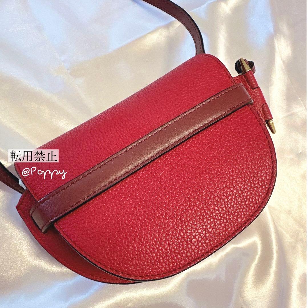 極美品 ロエベ ゲート ミニ ショルダーバッグ ピンク ラズベリー