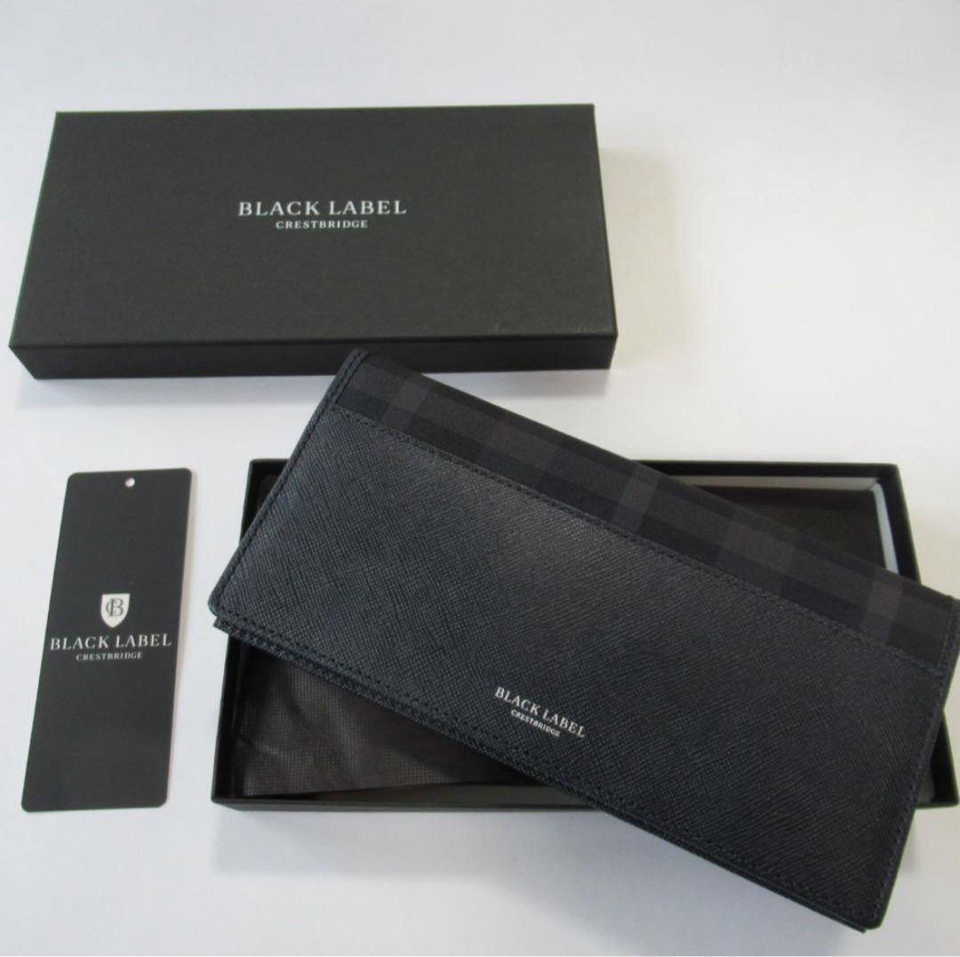 新品　BLACK LABEL 長財布 ブラックブラックレーベルクレストブリッジ 中古・古着通販】BLACK LABEL CRESTBRIDGE (ブラックレーベル クレスト