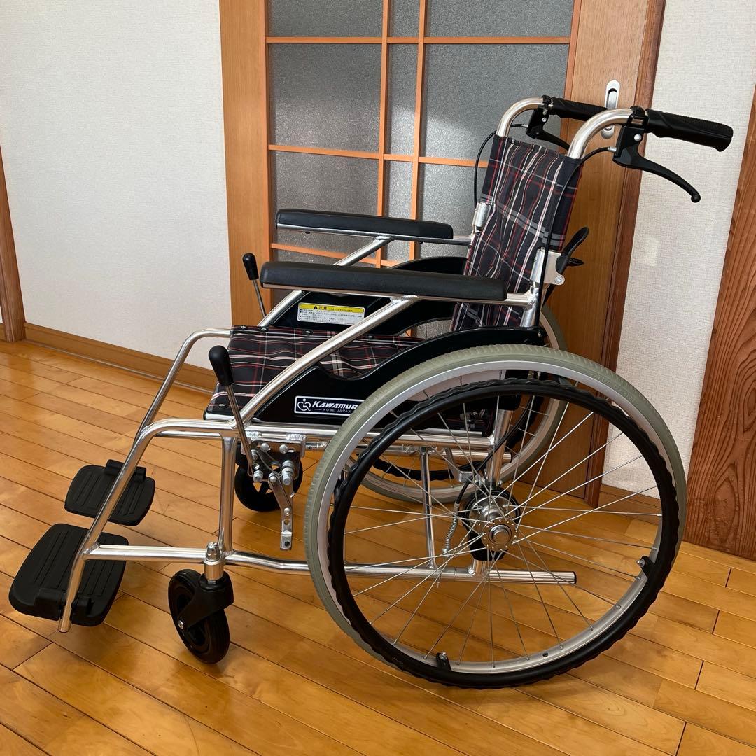 【直接引取り限定】KV22-40SB カワムラサイクル車椅子 アルミ製　介護用品
