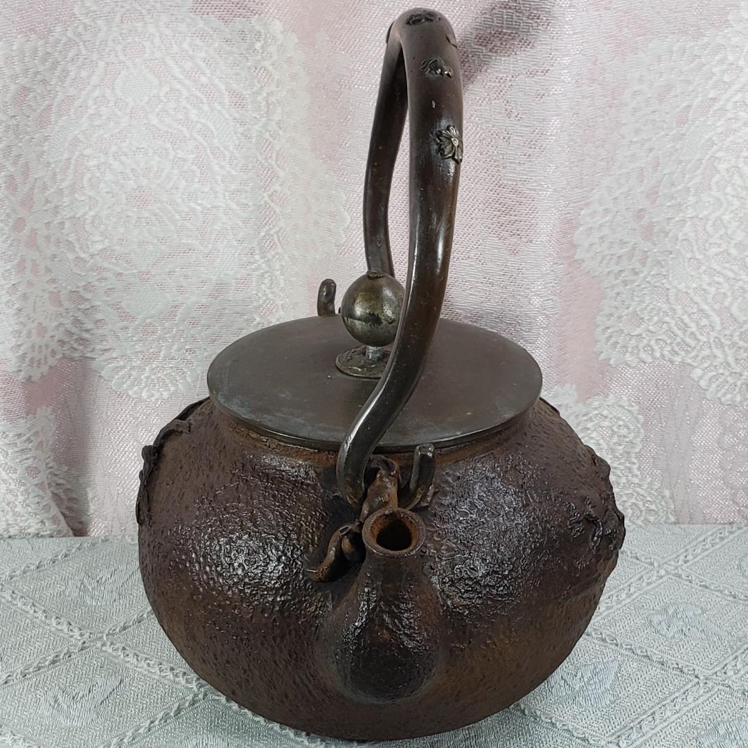 ◇『日本亀文 小振鉄瓶』亀文堂◇検）波多野正平 安之介 龍文堂 金寿堂